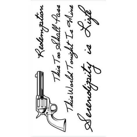 Temporary Tattoo, Revolver and Sentences